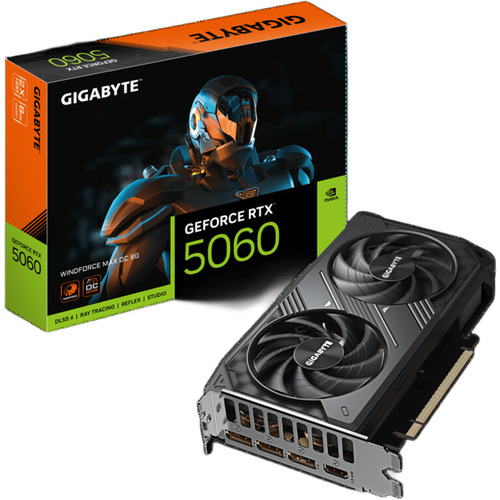 Видеокарта GeForce RTX™ 5060 WINDFORCE MAX OC 8G (GV-N5060WF2MAX OC-8GD)