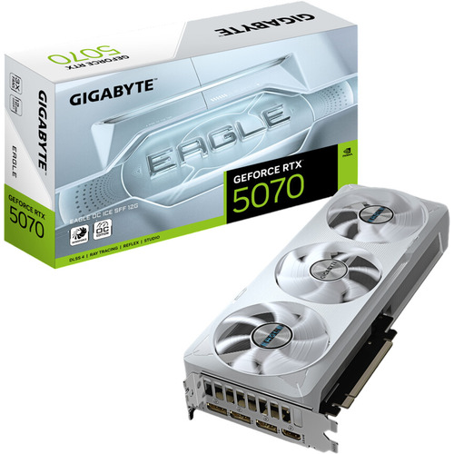 Видеокарта Gigabyte GeForce RTX 5070 EAGLE OC ICE SFF (GV-N5070EAGLEOC ICE-12GD)