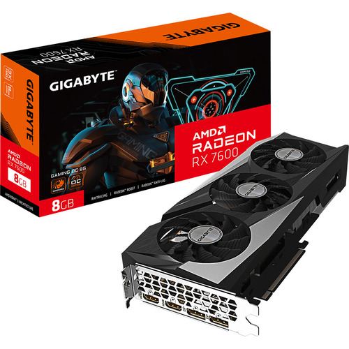 Видеокарта Gigabyte AMD RADEON RX 7600 GAMING OC 8G 8GB