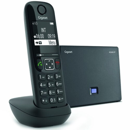 VoIP-телефон Gigaset AS690IP RUS черный (S30852-H2813-S301)