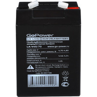 Аккумуляторная батарея GoPower LA-445/70 4V 4.5Ah (1/20)