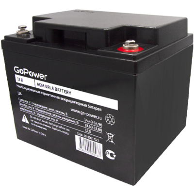 Характеристики Аккумулятор свинцово-кислотный GoPower LA-12260