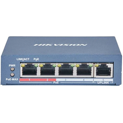 Коммутатор Hikvision DS-3E0105P-E(B)