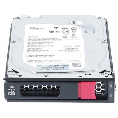 Накопитель HP Enterprise 1TB SATA 7.2K LFF LP (861686-B21)