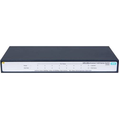 Характеристики Коммутатор HP Enterprise OfficeConnect 1420 8G PoE+