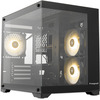 Корпус ПК без блока питания HSPD F330 Panoramic Mini-tower Black (F330-TGBK-ARGB)