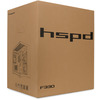 Корпус ПК без блока питания HSPD F330 Panoramic Mini-tower Black (F330-TGBK-ARGB)
