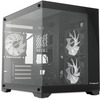 Корпус ПК без блока питания HSPD F330 Panoramic Mini-tower Black (F330-TGBK-ARGB)