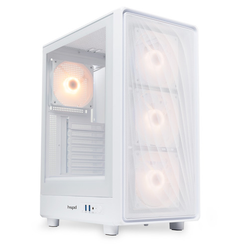 Корпус ПК HSPD M510 (M510-TGWH-ARGB)