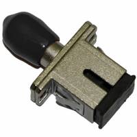 Оптический проходной адаптер Hyperline SC/UPC-ST/UPC, SM/MM, simplex, корпус металл, черные колпачки