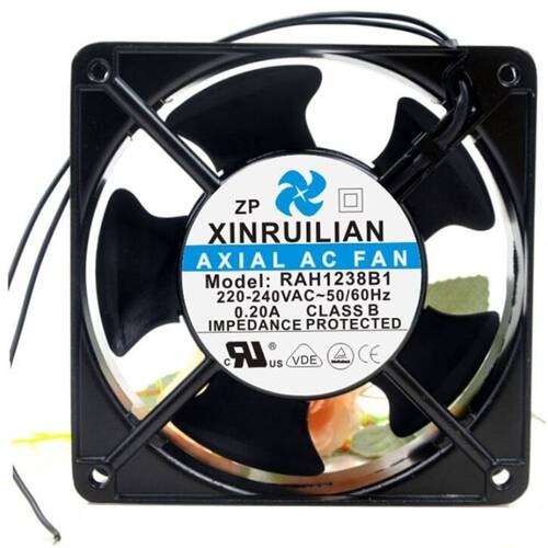 Характеристики Вентилятор Hyperline HYPX-FAN RAH1238B1