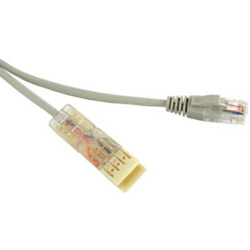 Патч-корд Hyperline 110 тип-RJ45, 2 пары, Ethernet, LSZH, 2 м, серый