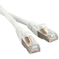 Реверсивный Патч-корд Hyperline F/UTP, экранированный, Cat.5e, LSZH, 2 м, серый