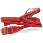Патч-корд Hyperline U/UTP, Cat.5e, LSZH, 0.5 м, красный