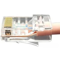 Разъем под витую пару Hyperline RJ-45(8P8C) кат.5e, универсальный, легкой оконцовки (100шт)