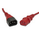 Кабель питания монитор-компьютер Hyperline PWC-IEC13-IEC14-1.0-RD