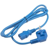 Кабель питания компьютера Hyperline PWC-IEC13-SHM-1.8-BL