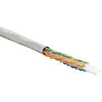 Кабель Hyperline UUTP4-C6-S23-IN-PVC-GY-305