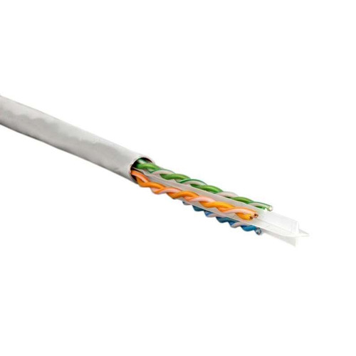 Кабель Hyperline UUTP4-C6-S23-IN-PVC-GY-305