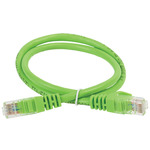 Коммутационный шнур (патч-корд) ITK кат.5Е UTP, 1м, зеленый