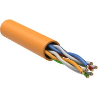 Витая пара ITK U/UTP кат.5E 4х2х24AWG solid LSZH нг(А)-HF оранжевый (305м)