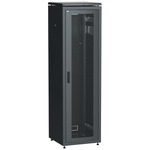 Шкаф сетевой напольный ITK LINEA N 47U 800х800 мм перфорированные двери черный