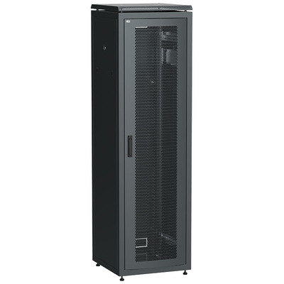 Характеристики Шкаф сетевой напольный ITK LINEA N 47U 800х800 мм перфорированные двери черный