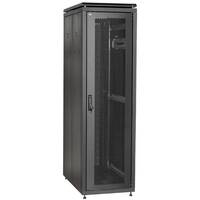 Шкаф сетевой напольный ITK LINEA N 42U 750х600 мм перфорированная передняя дверь черный
