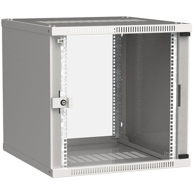 Характеристики Шкаф настенный ITK LINEA WE 12U 600x600мм дверь стекло серый