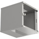 Шкаф настенный ITK LINEA WE 9U 550x350мм дверь стекло серый