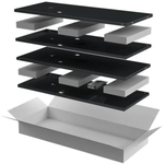 Комплект стенок боковых для шкафа ITK LINEA N 1000мм, 47U черный