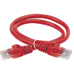 Коммутационный шнур (патч-корд) ITK кат.5Е UTP, 0,5м, красный