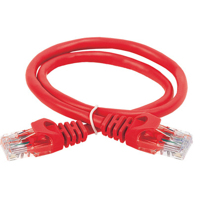 Характеристики Коммутационный шнур (патч-корд) ITK кат.6 UTP, LSZH 2м, красный