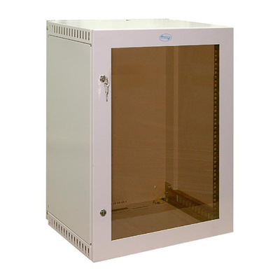 Настенный шкаф Ижтехноком 19" 15U (560 x 400 x 710) дверь стекло
