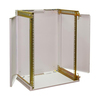 Настенный шкаф Ижтехноком 19" 9U (560 x 600 x 450) дверь стекло