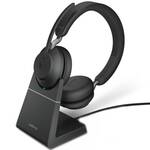 Гарнитура Jabra Evolve2 65 MS USB-A Teams Stereo with Charging Stand Black