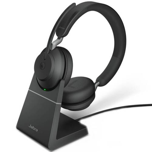 Гарнитура Jabra Evolve2 65 UC USB-A Stereo with Charging Stand Black