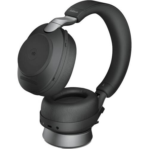 Характеристики Гарнитура Jabra Evolve2 85 MS USB-A Teams Stereo with Charging Stand Black