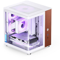 Корпус без блока питания JONSBO TK-0 White Desktop SFF