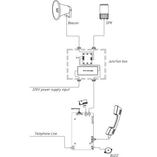 IP-телефон J&R JREX101-CB-HB-SIP