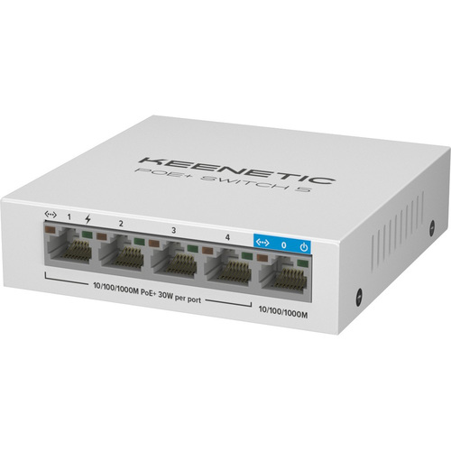 Характеристики Коммутатор Keenetic PoE+ Switch 5 (KN-4610)