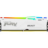 Память оперативная Kingston 16GB 6000MT/s DDR5 CL30 DIMM FURY Beast White RGB XMP