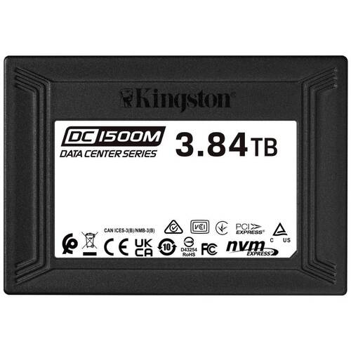 Характеристики SSD накопитель Kingston DC1500M (SEDC1500M/3840G)