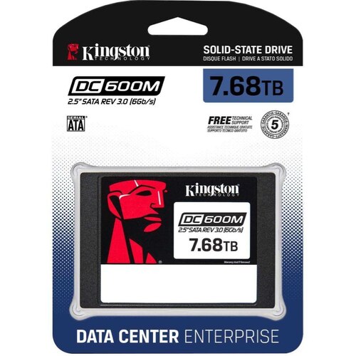 Характеристики SSD накопитель Kingston DC600M 7680GB (SEDC600M/7680G)