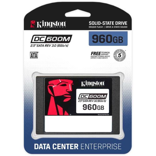 Характеристики SSD накопитель Kingston DC600M 960GB (SEDC600M/960G)