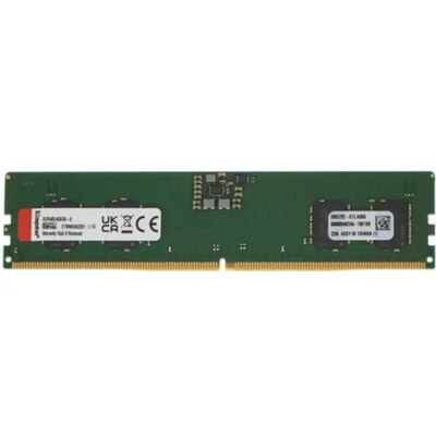Характеристики Оперативная память Kingston DDR5 8GB KVR48U40BS6-8