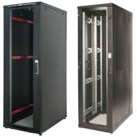 Напольный шкаф LANDE LR3307 48U 600x1200 80% Perforated, Black