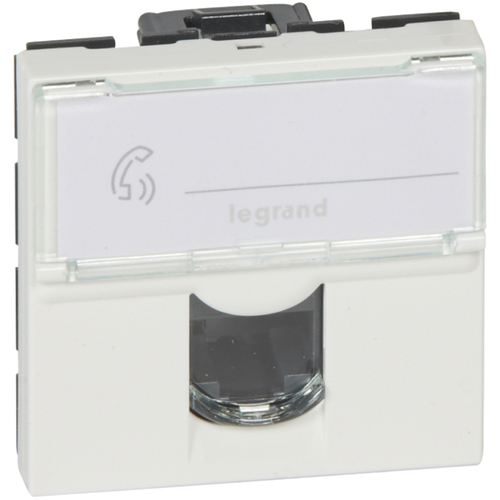 Розетка Legrand Mosaic RJ45 UTP кат.5е 2 модуля