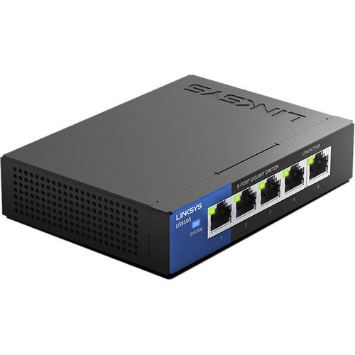 Коммуникатор Linksys 5-портовый, Gigabit (LGS105-eu)