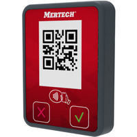 Терминал оплаты СБП MERTECH Mini с NFC серый/красный